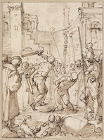 K II 085
<br/>
Onthoofding van een mannelijke heilige
<br/>
<em>Tavarone, Lazzaro (1556-1641)</em>